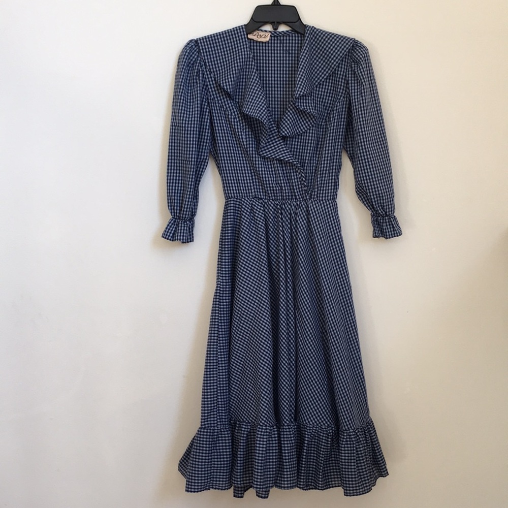 Vintage Cotton Ruffle Gunne Sax Prairie Dress